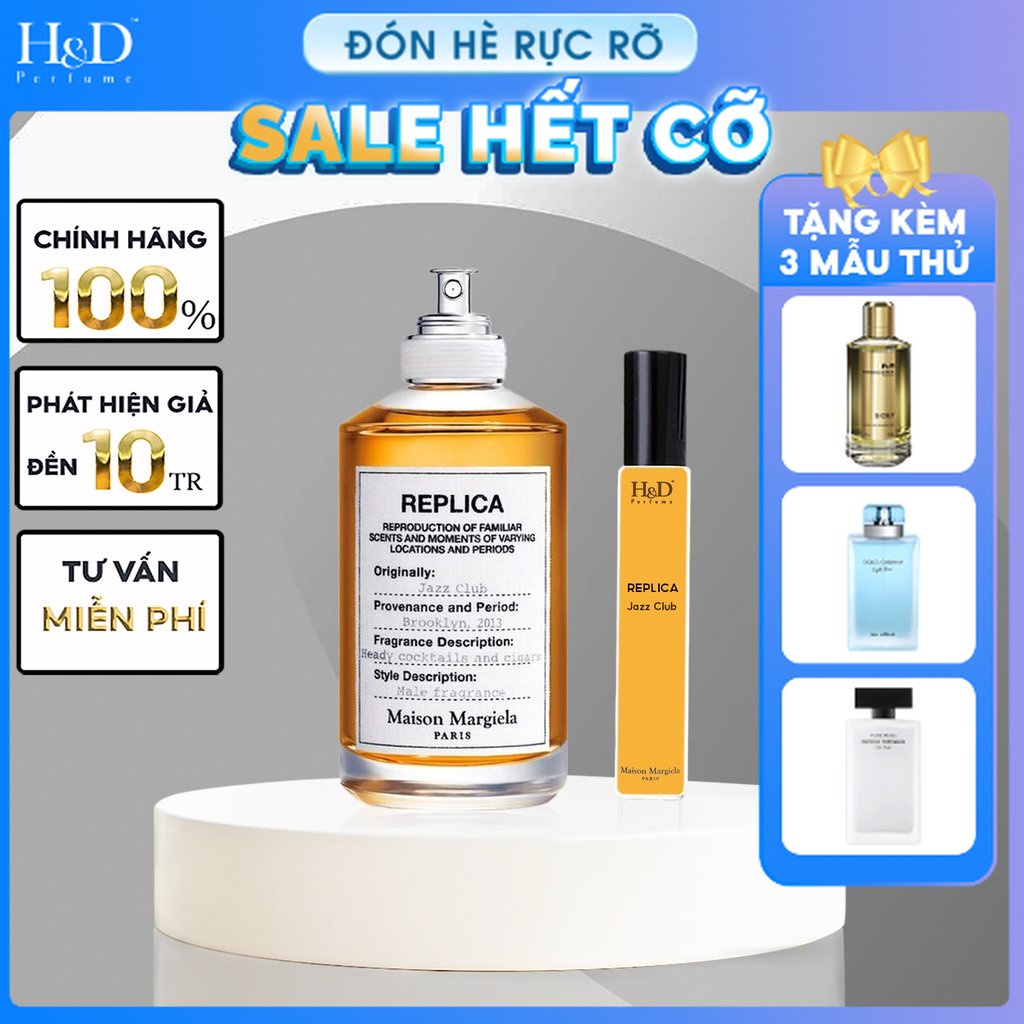 Nước hoa Replica Jazz Club Maison Margiela EDT Unisex 5ml/10ml/20ml HD Perfume