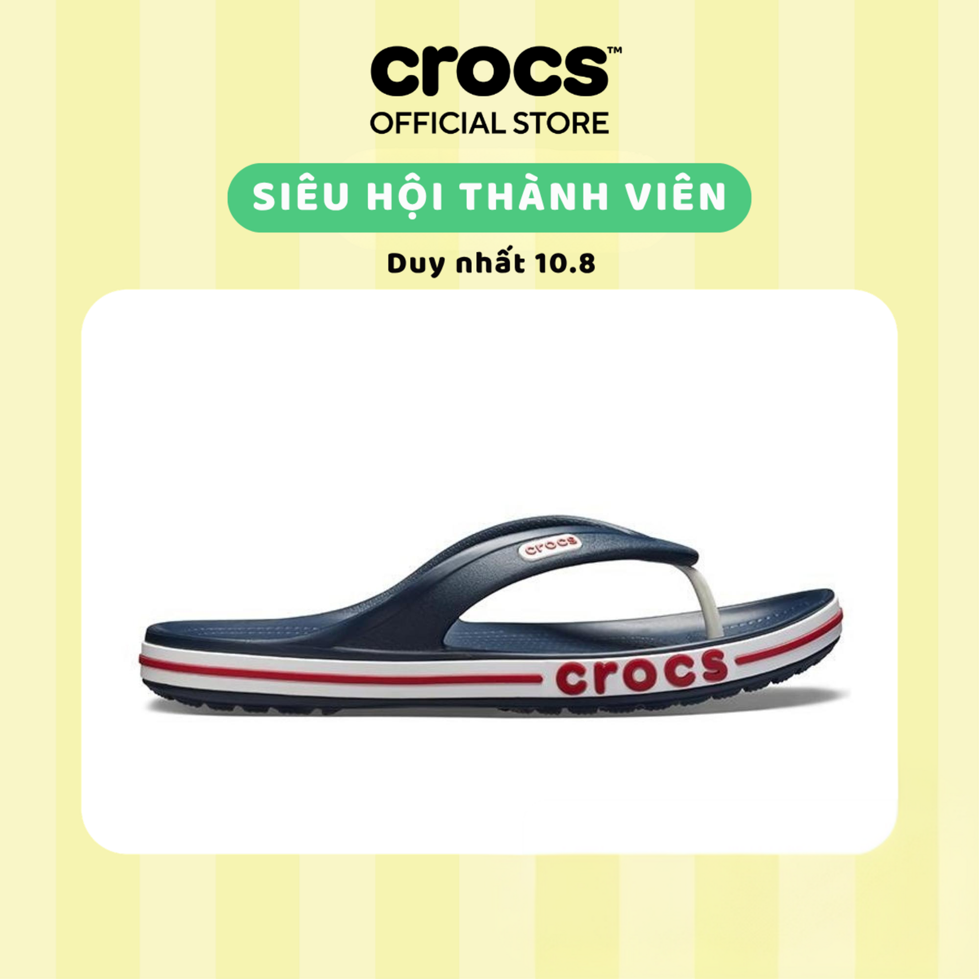 Dép xỏ ngón Unisex Crocs Bayaband - 205393-4CC