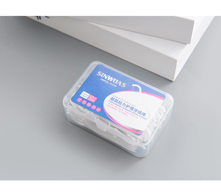 Combo 50 tăm xỉa răng sinwuas hộp xanh lá
