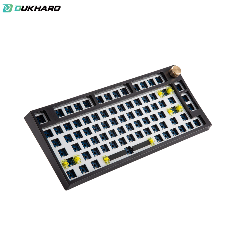 Ready Stock DUKHARO MK80 75% Keyboard Kit Hotswap with Knob