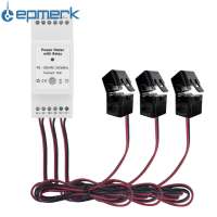 Lepmerk Wifi Power Meter 3 Kẹp Máy biến dòng Điện Sử Dụng Multimeter Đa Chức Năng Cho Căn Hộ
