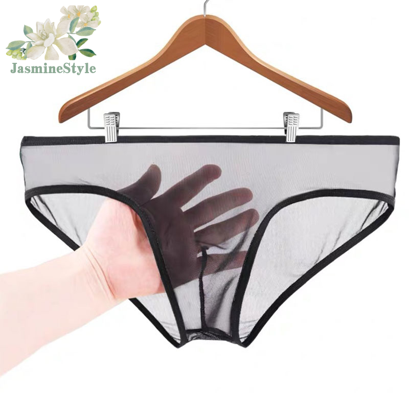 Jasminestyle quần lót nam Đồ Lót Nam lụa đá trong suốt siêu mỏng gợi cảm thoáng khí
