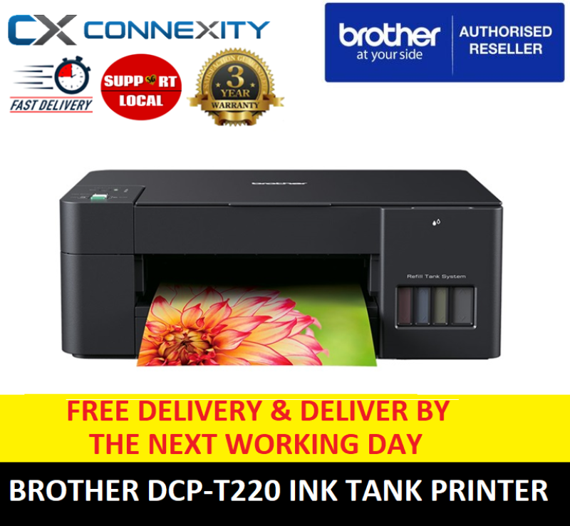 Brother DCP-T220 Ink Tank Printer | Brother Printer | Home Printers | Brother Color Printer | Brother Printer Color | Printer Ink Tank | Brother DCP T220 | ink tank printer | ink tank brother | T220 Singapore