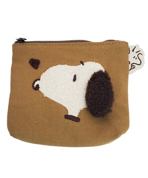 Nhật Bản và Hàn Quốc hoạt hình dễ thương vui vẻ Snoopy Túi Xách Thêu Túi Đựng Băng vệ sinh túi đựng khăn giấy mini