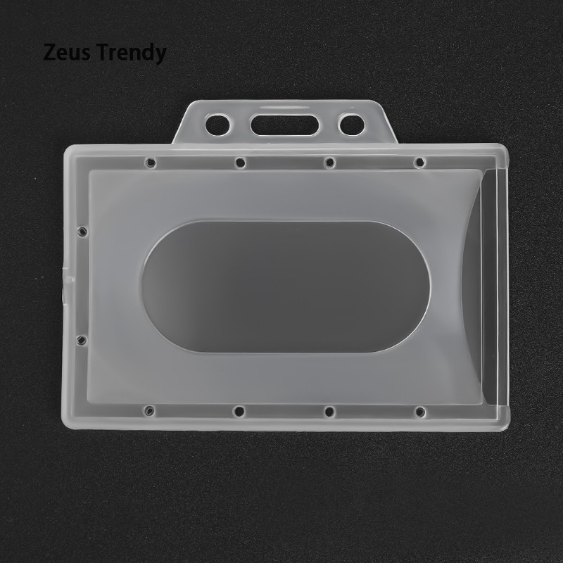 QIAN TI ZI ID Card Enclosures With Rigid PVC Plastic Clear Light White Waterproof ราคา 3 บาท*ส่งฟรี