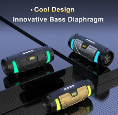 20W Wireless Waterproof Outdoor Portable Bluetooth Speaker Super Bass Column Subwoofer Soundbar Loudspeaker caixa de som Speaker