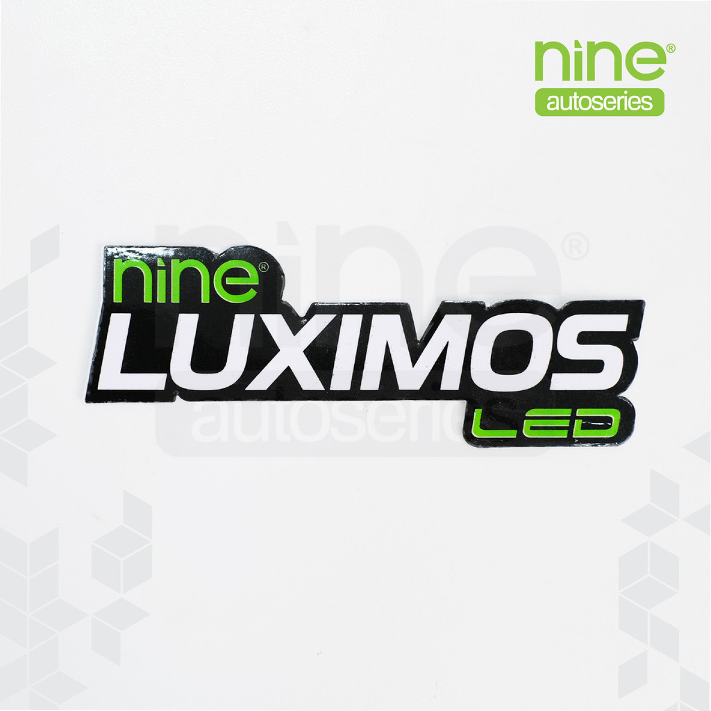 LUXIMOS LED Stiker Nine Merchandise - NINE AUTOSERIES Harga 2,900 rupiah*Gratis Ongkir