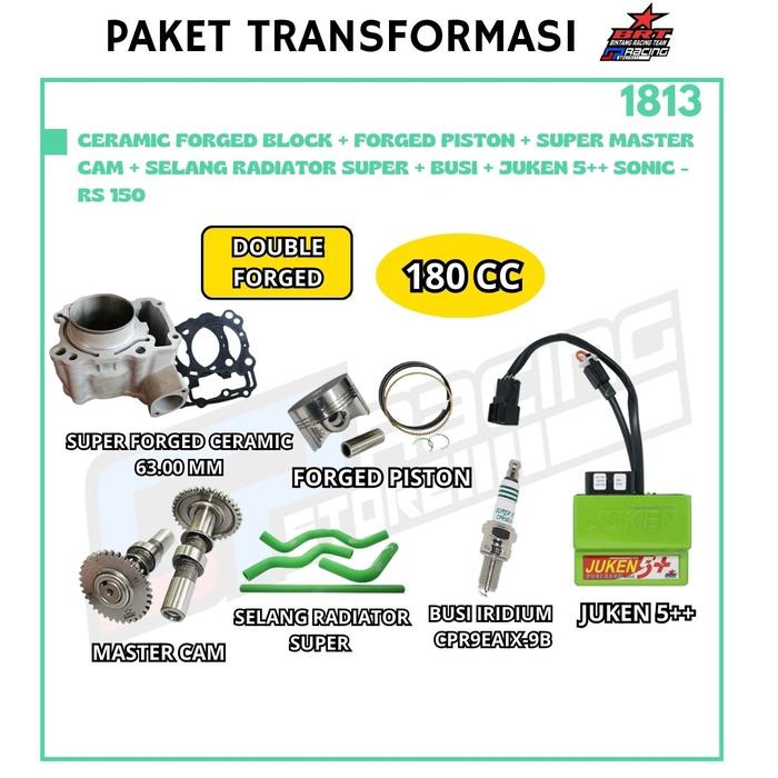 Paket Bore Up Sonic 150-Block-Piston-Selang Radiator-Promo BRT 1813 - OTO EXPRESS Harga  6,076,140 rupiah*Gratis Ongkir
