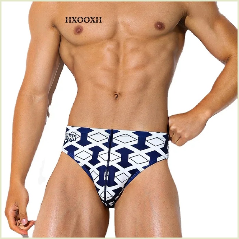 【Thời trang ~ 】 Đồ bơi 2024 nam mới Quần bơi bikini gợi cảm Áo tắm nam quần bơi cạp thấp đồ tắm biển