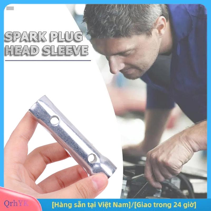 Charm [Hàng sẵn tại Việt Nam] 80mm xe máy bugi cờ lê xe máy xe máy đôi cuối Spark Plug cờ lê 16mm 18mm phụ kiện xe máy