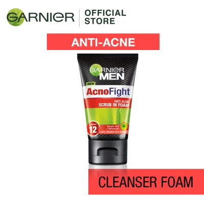 Acno Fight Anti-Acne Scrub in Foam 100ml by Garnier Men