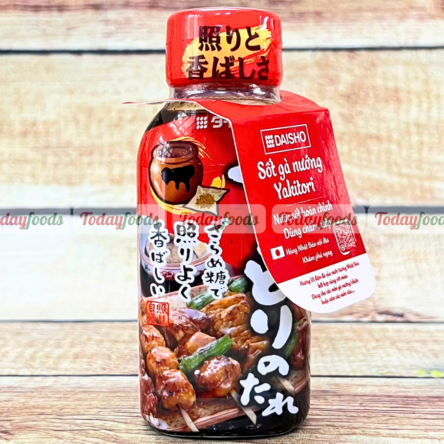 Sốt Gà Nướng Yakitori DAISHO (Nhật Bản) 180G (Nước sốt hoàn chỉnh, dùng chấm / ướp)