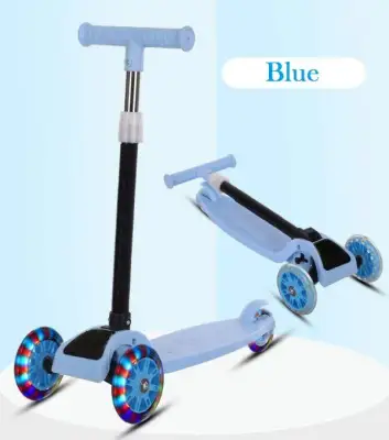 Kids Scooter Children Kick Scooter Adjustable Height Foldable Childrens Day Gift Fully Asembled