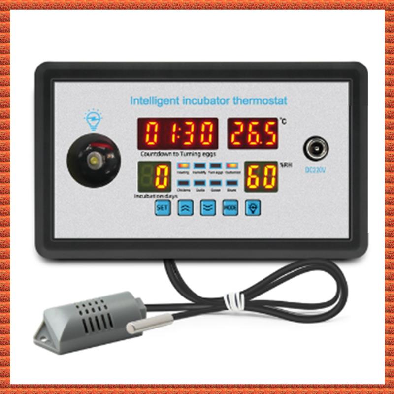 V7Smart Thermostat Digital ZFX-W9002 Thermostat Temperature Humidity Control Incubator 360 Automatic Egg Turning