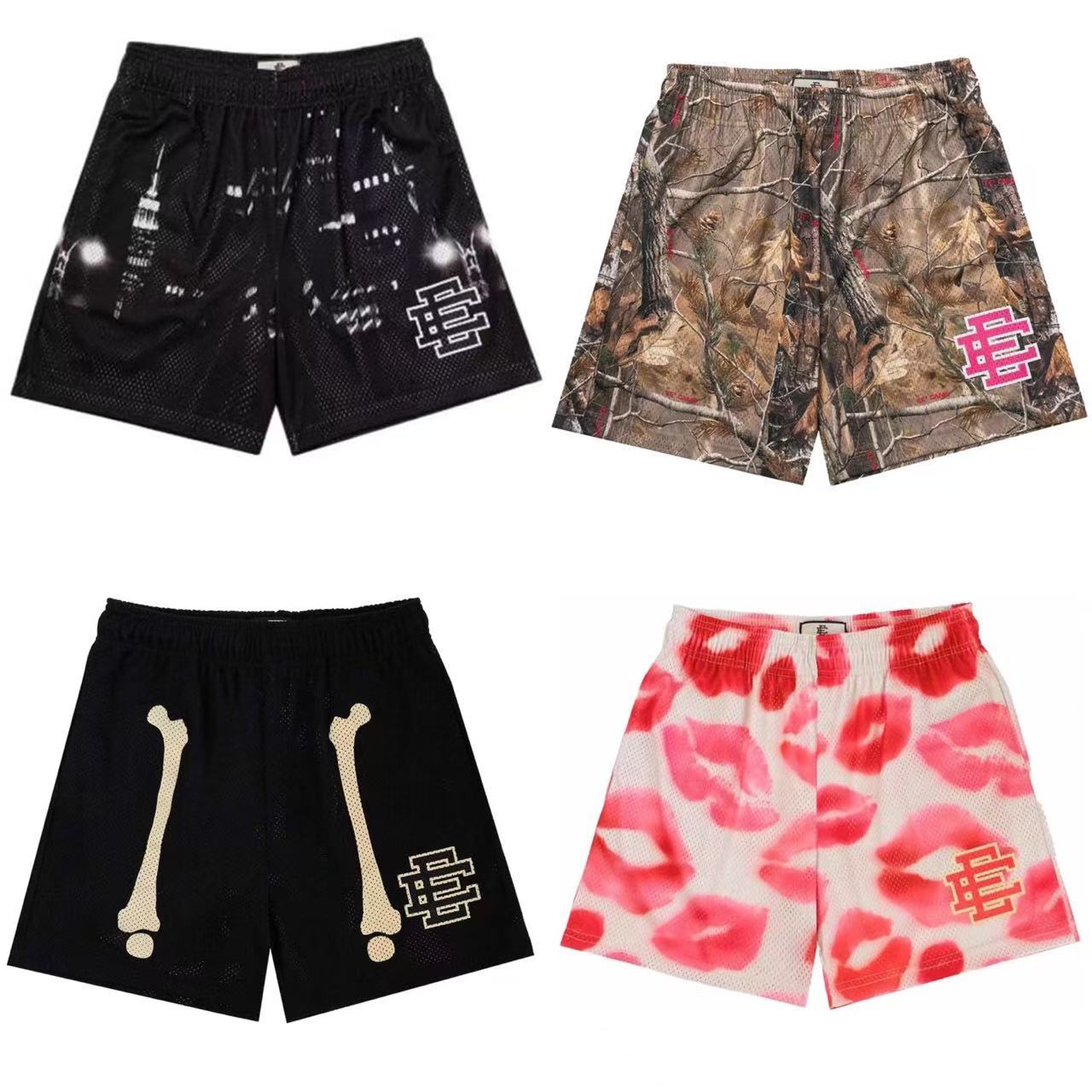 New Men Beach Board Shorts Fitness Training Workout Sport Short Pants Women Summer Gym Jogging Mesh 