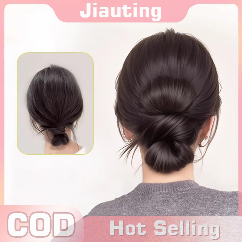 Jiauting Tổng Hợp Tóc Bun Đuôi Ngựa Fluffy Tóc Giả Clip Đảng Dress up Phụ Kiện Tóc Giả Tóc Đuôi Ngựa Phần Mở Rộng Tóc Cho Phụ Nữ