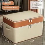 SeasTina Túi đựng đồ sức chứa lớn hai lớp cho quần áo và mền