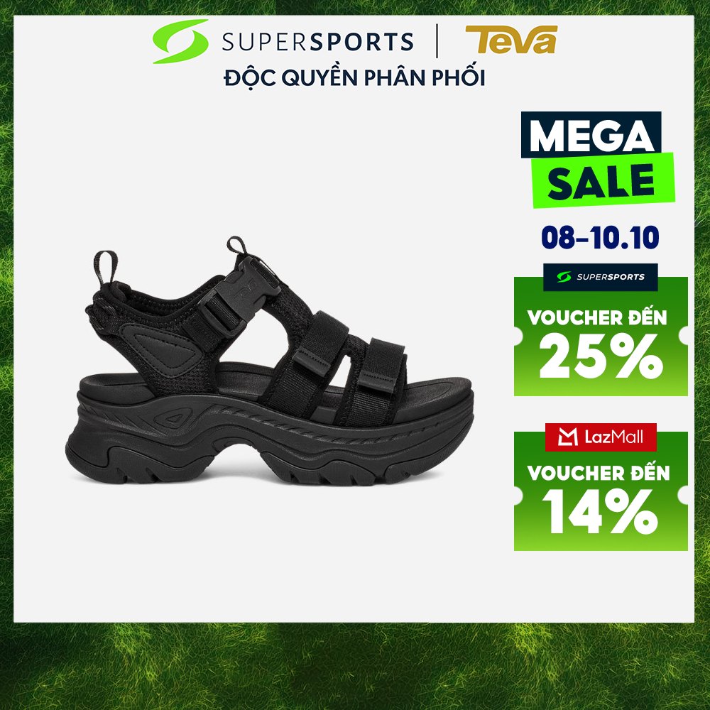 Giày Sandals Nữ Teva Hurricane Ampsole Gaila - Đen - 1164570-BLK