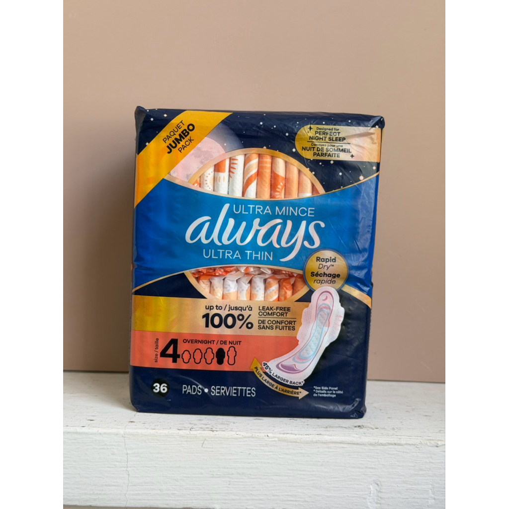 Băng vệ sinh Mỹ Always Ultra Thin cánh của Mỹ - mang đến sự bảo vệ thoải mái cho phụ nữ, thấm hút trong vài giây và kéo dài trong nhiều giờ, mang lại cho bạn cảm giác sạch sẽ và khô ráo lâu dài.