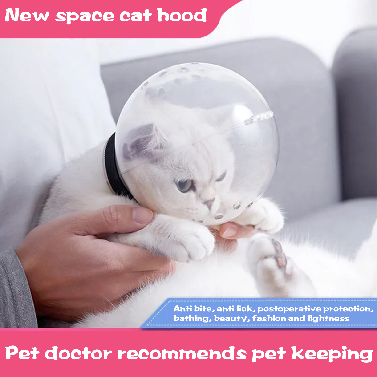 Mũ elizabethan Vòng Mash muzzle mascotas Phụ kiện cho mèo gotas suppliesheadgear elizabethan Vòng Mash muzzle mascotas Phụ kiện cho mèo gotas Nguồn cung cấp STO-MY