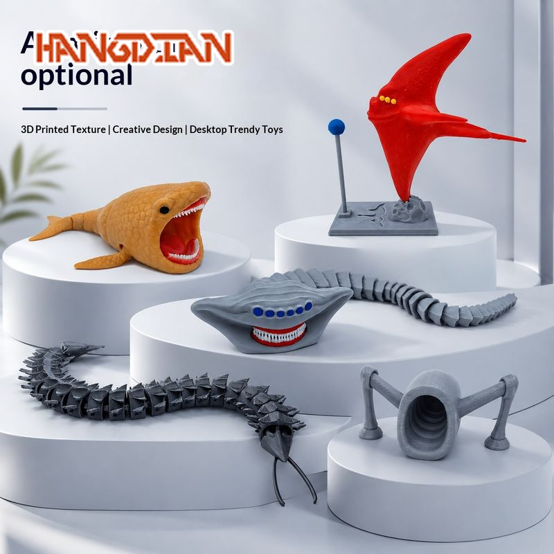 HANGDIAN Deep Sea Monster Action Figures Collection with Articulated Joints ราคา 71 บาท*ส่งฟรี