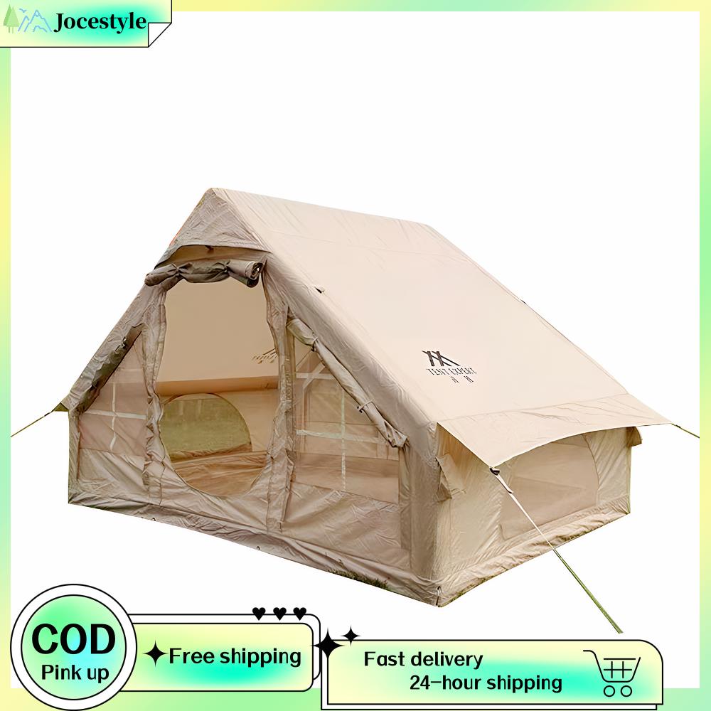 [Jocestyle Outdoor Mall]300D Oxford Fabric Cool Weather Resistant Blow-Up Air Tent W/ Hand Pump Inflatable Waterproof Tent for Camping Picnic Garden ราคา 14,398 บาท*ส่งฟรี