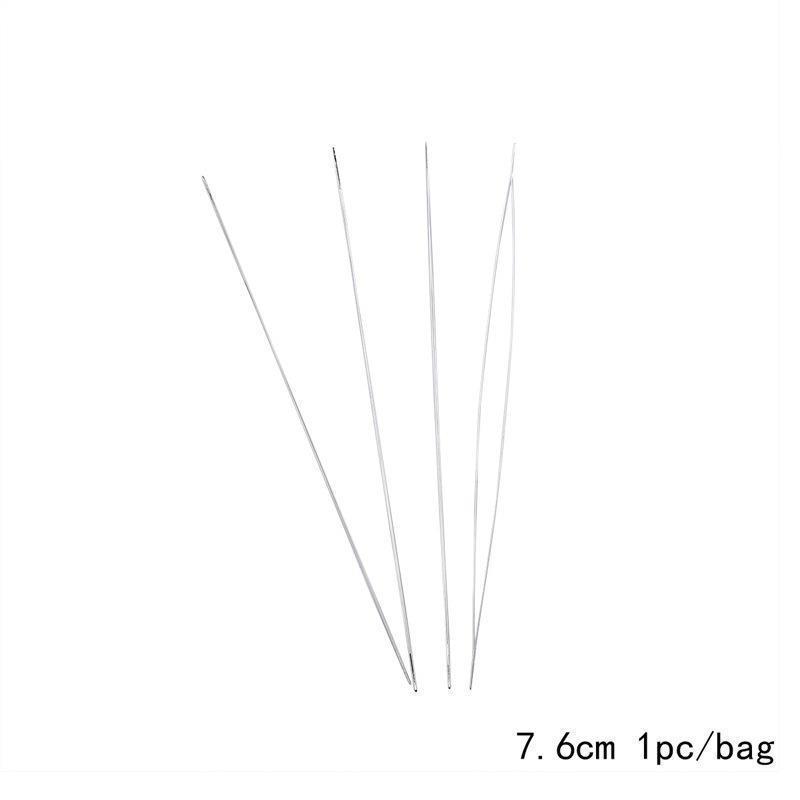02 Cái Kim Xỏ Chuỗi Hạt Vòng Đá Phong Thủy Thiết Kế Kín 2 Đầu Hở Chính Giữa