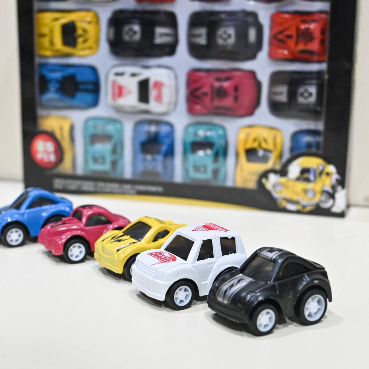 Pull Back Super Power Cars For Kids - 20 Pcs