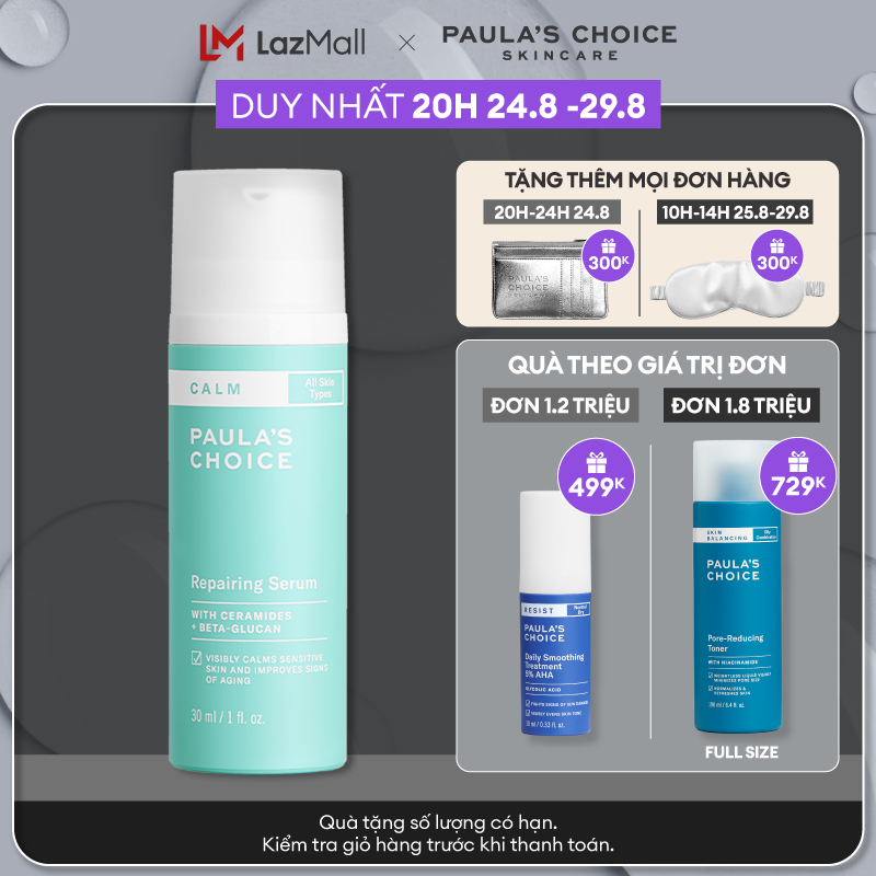 Tinh chất chống lão hóa & làm dịu da nhạy cảm Paula's Choice Calm Repairing Serum 30ml 3720