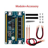 DSLONG 12V Máy hàn điểm Màn hình kỹ thuật số 10AWG Máy hàn pin 18650 Di động Công suất điều chỉnh được Bộ dụng cụ hàn tự làm Sửa chữa điện tử