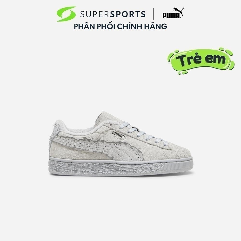 PUMA Giày sneakers trẻ em Suede 3 One Piece Junior Feather Platin 39672001