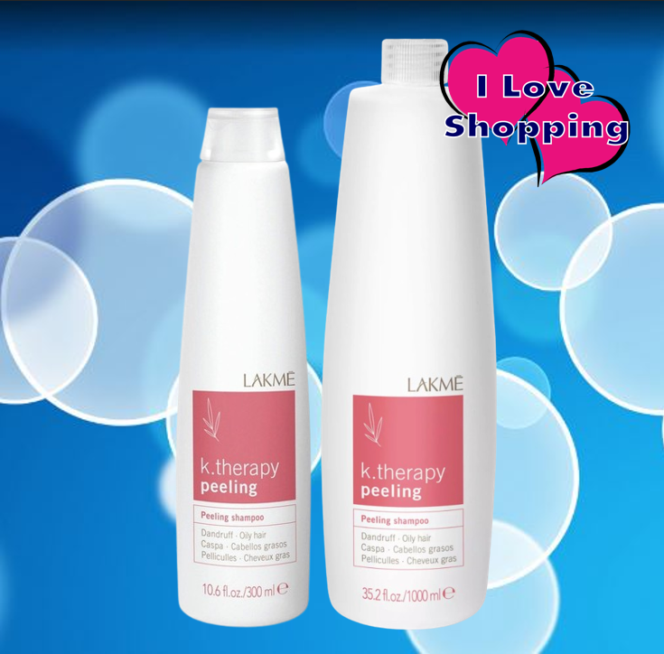 Lakme K.Therapy Peeling Shampoo Oily ขนาด 300/1000 ml แชมพูทำความสะอาด ปรับสมดุล และกระชับหนังศีรษะละช่วยควบคุมรังแค ราคา 2,440 บาท*ส่งฟรี