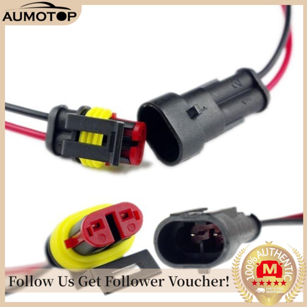 AUMOTOP 708 Chiếc Chống Thấm Nước Ô Tô Kết Nối Điện Thiết Bị Đầu Cuối Kết Nối Pin Phát Hành Chìa Khóa Trích Xuất Bộ Công Cụ Gói Thời Tiết Công Cụ Crimper Cho Ô Tô Xe Tải Xe Máy Thuyền Marine