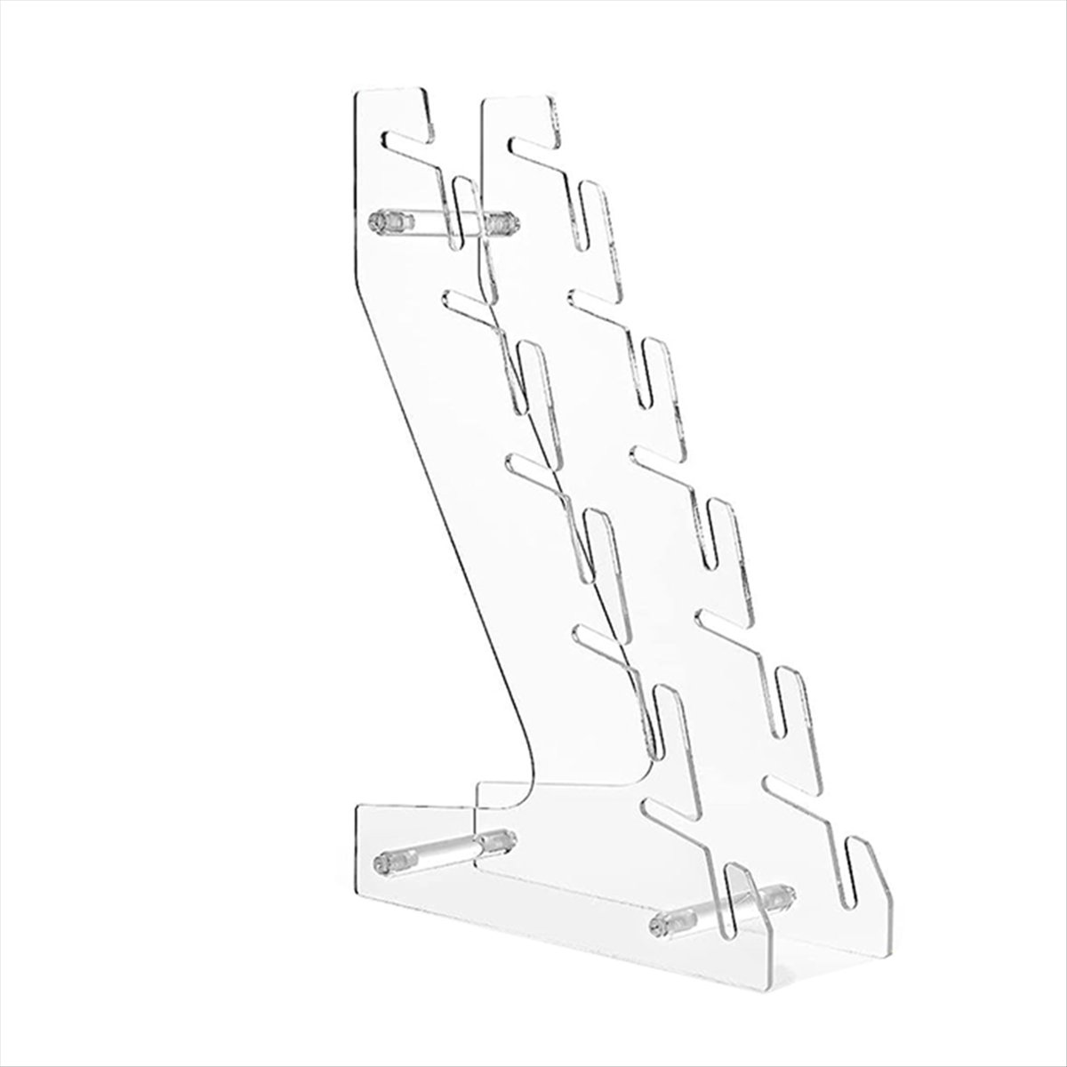 Acrylic Hat Rack for Baseball Cap, Wall Mount or Stand Up Acrylic Hat Display and Storage for Bedroom, Closet, Dresser, Easy to Use Fine Workmanship