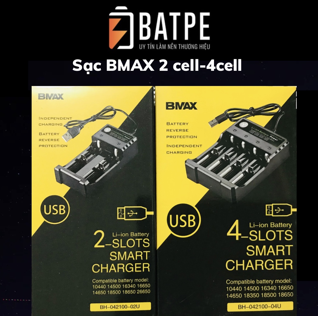 Sạc đa năng Bmax chính hãng an toàn có chip tự ngắt khi đầy Input 5V 2A