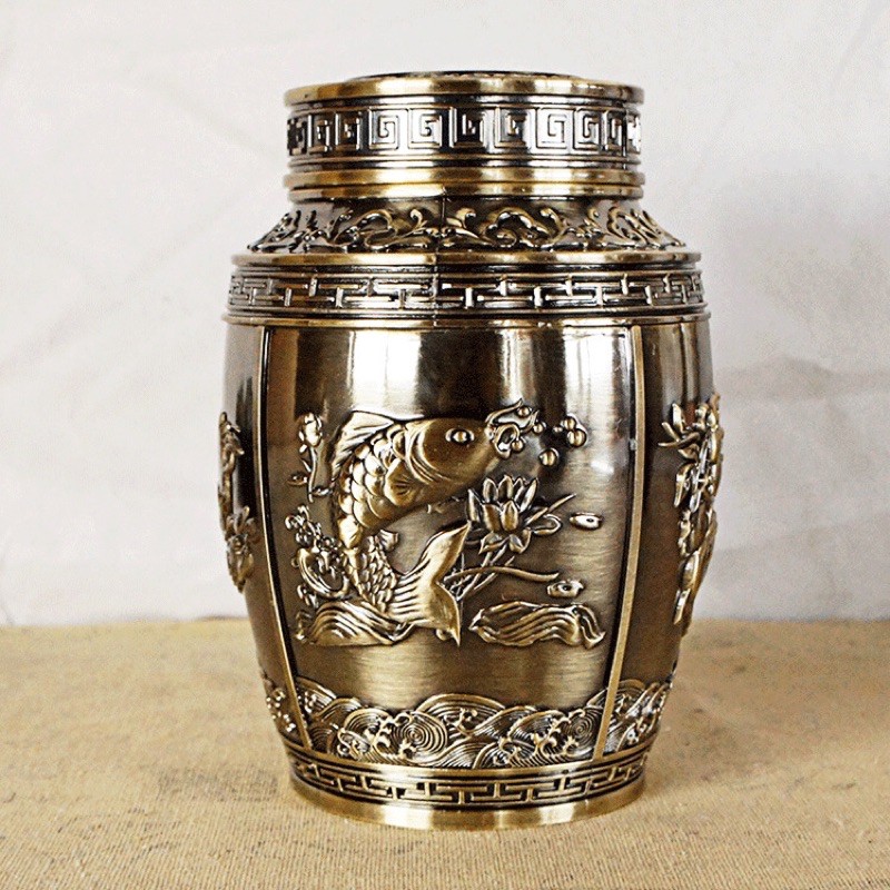 Hộp đựng trà Huydecor Hộp chè phong cách cổ điển