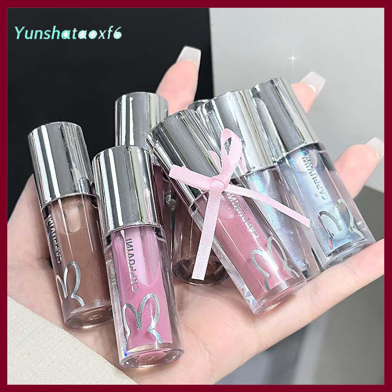 yunshataoxf Cappuvini long lanh môi men lâu dài ánh sáng lung linh gương nước son bóng không thấm nước thạch Plumping son môi tạo nên dưỡng ẩm môi tint