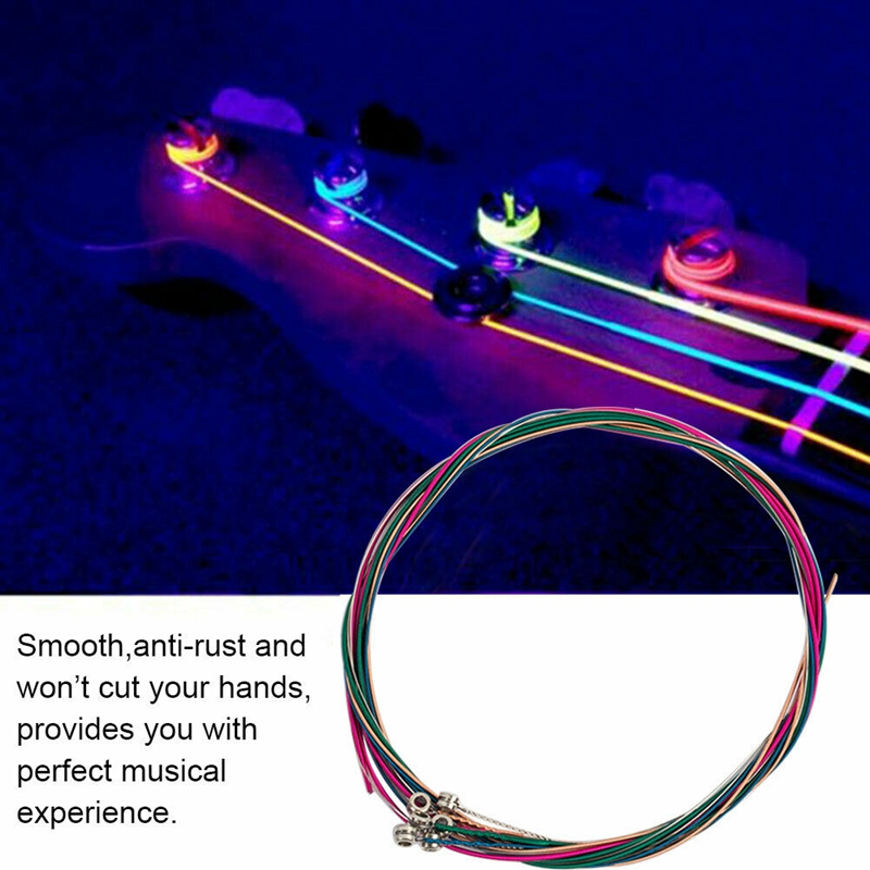 6Pcs/Set Acoustic Guitar String Replacement Steel String for Musical Instruments Electric Accessory