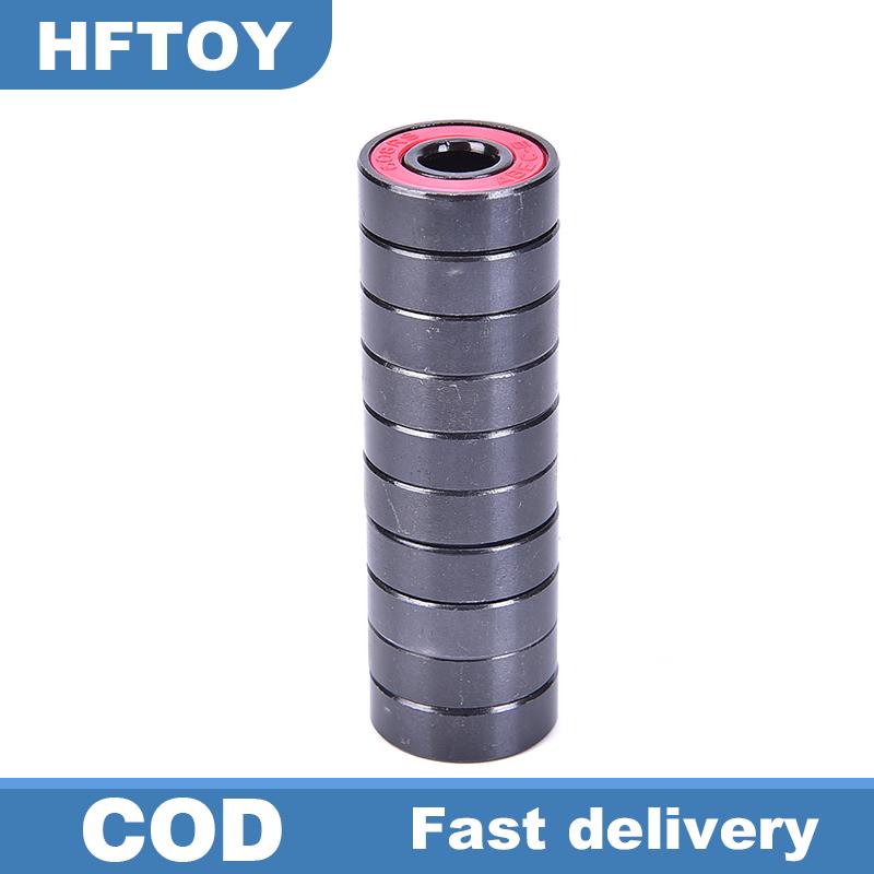 HFTOY 10Pcs set 608 2RS Bearing Deep Groove Steel Sealed Ball Bearings 608RS 608-2RS Giá 28,718 Đồng*Miễn phí vận chuyển