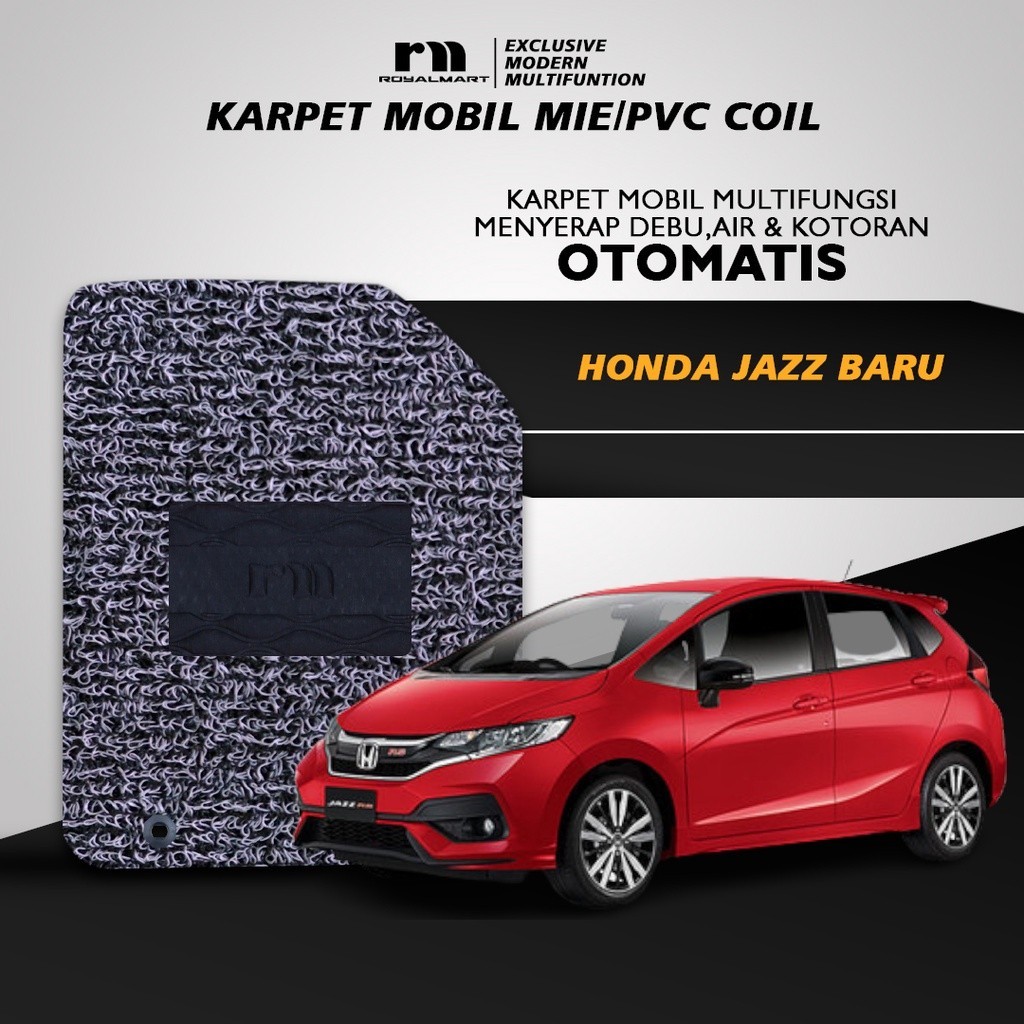 Royal Mart Karpet Mobil HONDA JAZZ BARU FULL BAGASI 2 WARNA/Carpet Mie Bihun Premium Keset PVC Anti Slip Aksesoris Interior Mobil Harga 1,377,090 rupiah*Gratis Ongkir
