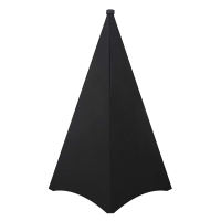 MOWEO Universal Dj Lig Speaker Stand Cover Triple Sided Tripod Stand Skirt Scrim Cover Stretchable Material (Tripod Not Included)