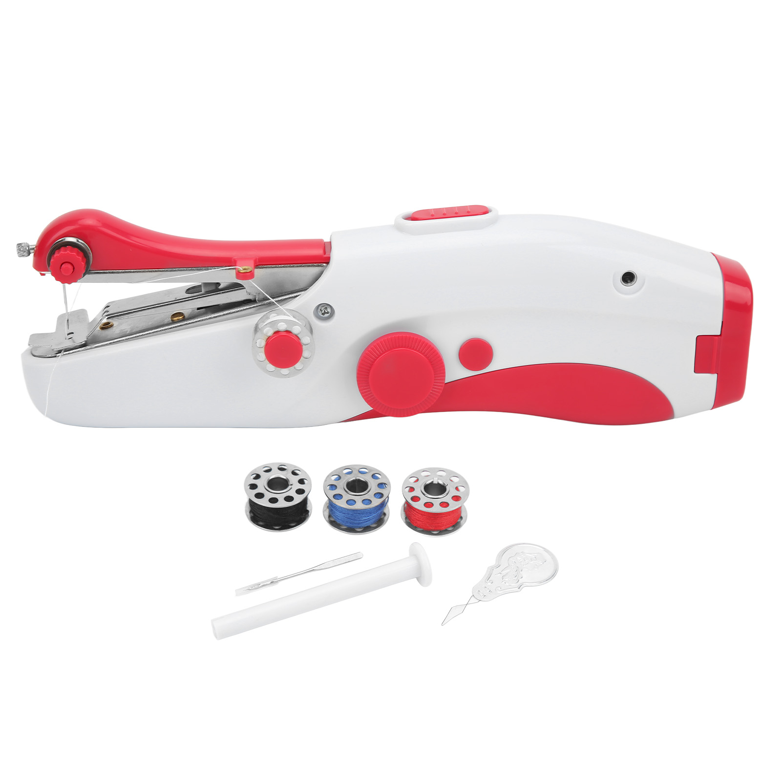 Máy may cầm tay điện mini cầm tay Công cụ DIY đôi kim để sử dụng tại nhà