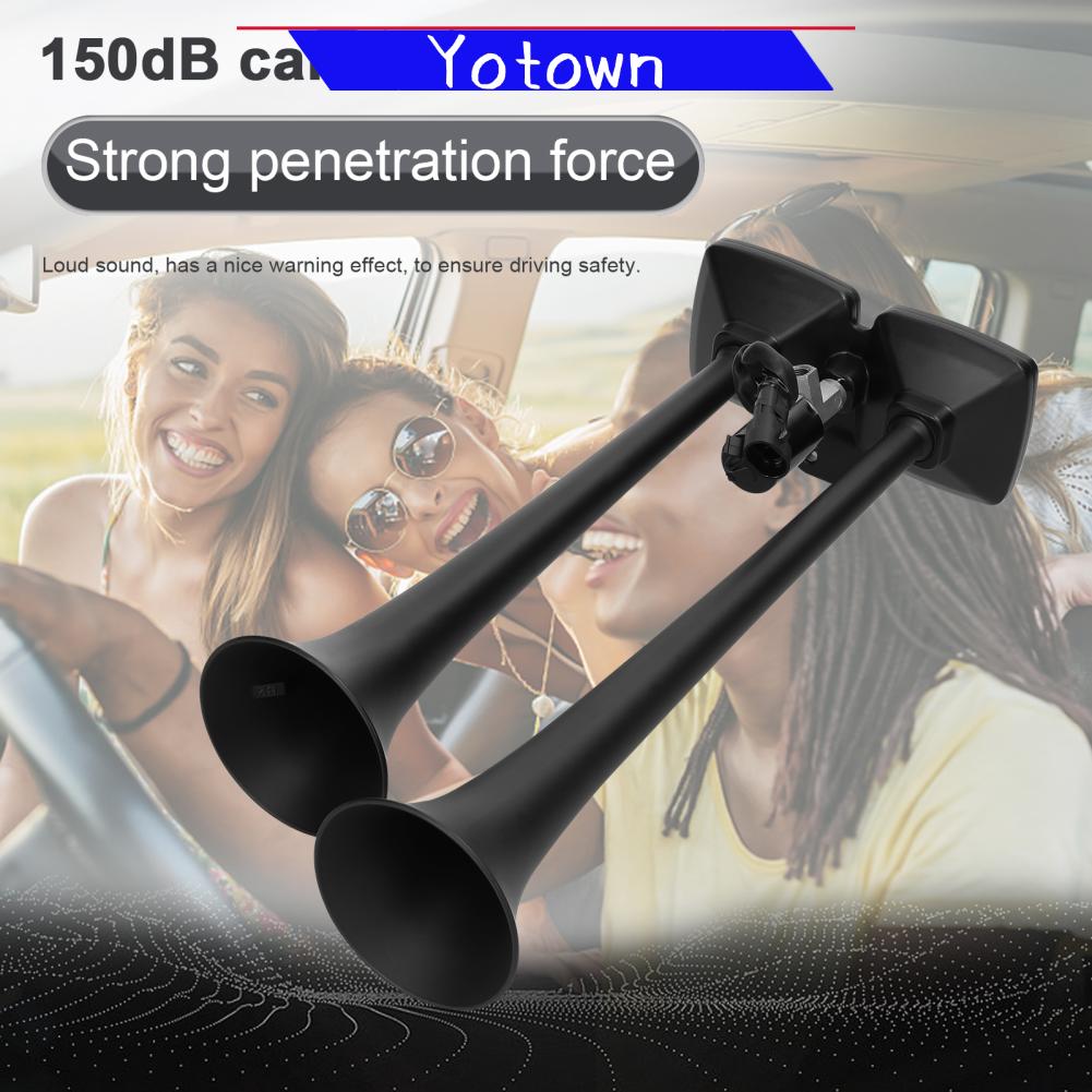 Yotown Lyrlody 150dB Tự Động Sừng Điện Còi Xe Tải To Tone Tín Hiệu Với Nước Muối Van Cho Ô Tô Xe Tải Marinebooten Xe Máy 12V 24V