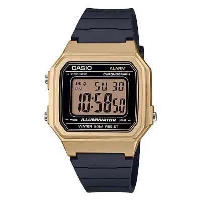[WatchSpree] Casio Standard Digital Black Resin Band Watch W217HM-9A W-217HM-9A [Kids]