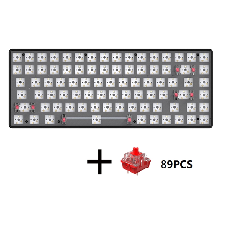 84 Key Hot-Swappable Mechanical Keyboard 3 Mode Bluetooth 2.4G Wireless Customized Mechanical Keyboa