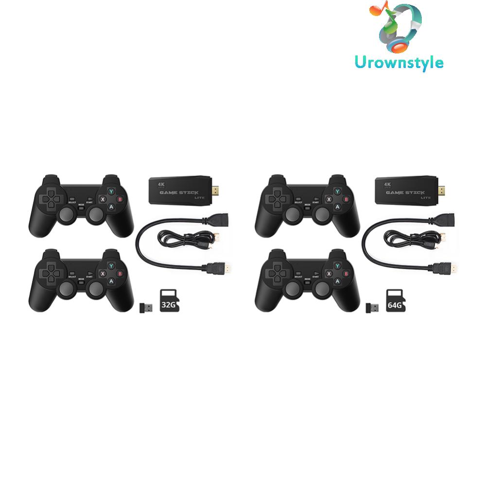 32G/64G HD Game Console HDMI-Compatible Portable Video Game Stick Plug and Play Equipped with S1/atari/name/sfc/fc/gba/gb/gbc Game for Children/Adults ราคา 870 บาท*ส่งฟรี