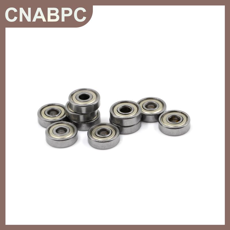 CNABPC 10PC 625zz thu nhỏ Mô hình cao su kín kim loại lá chắn Metric Radial Ball bearing