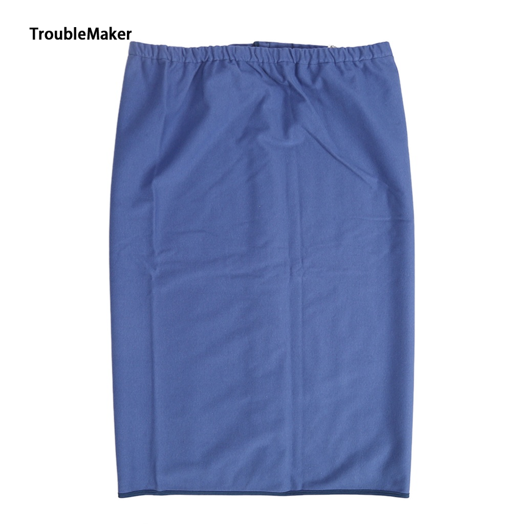 TroubleMaker Maynee urine skirt cotton fabric adult wearable diaper lining children's age button style dark blue chiffon ราคา 288 บาท*ส่งฟรี