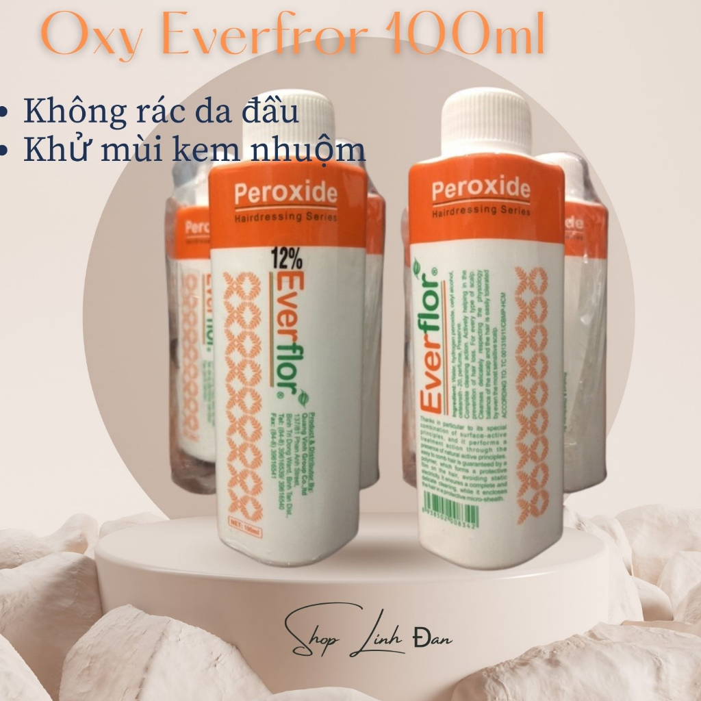 Oxy trợ nhuộm everflor 100 ml