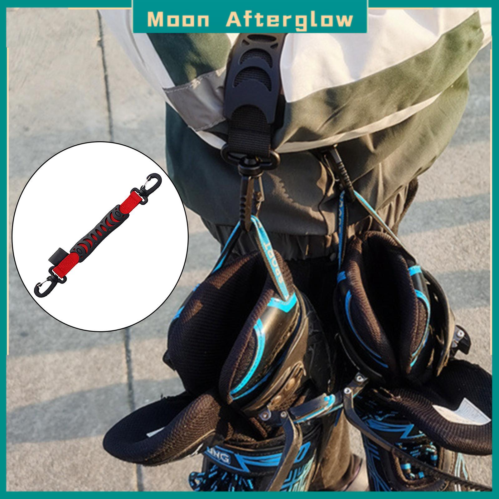 Moon Afterglow 1PC Skating Shoes Carrier Strap with End Hooks Portable